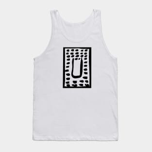 The painting of the letter U Tank Top